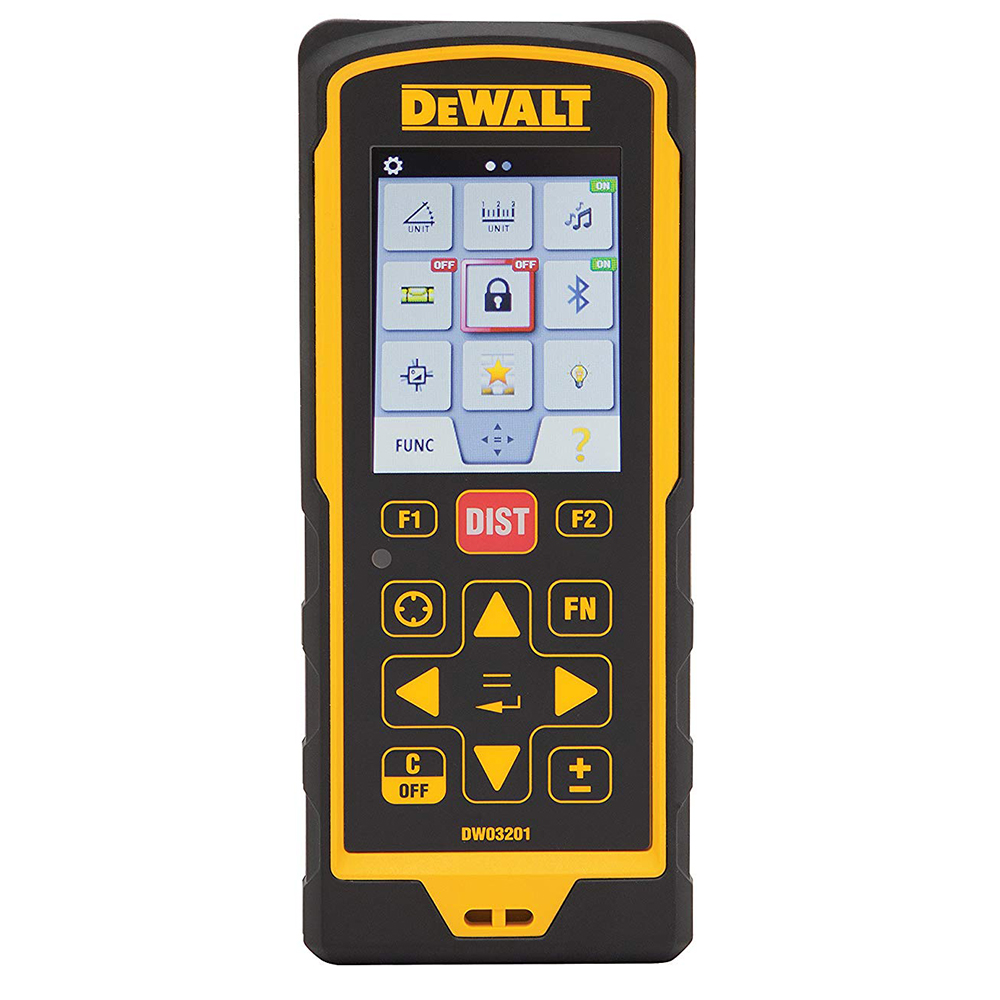 DEWALT DW03201 Laser Distance Measurers متر لیزری 200 متری DW03201 دیوالت