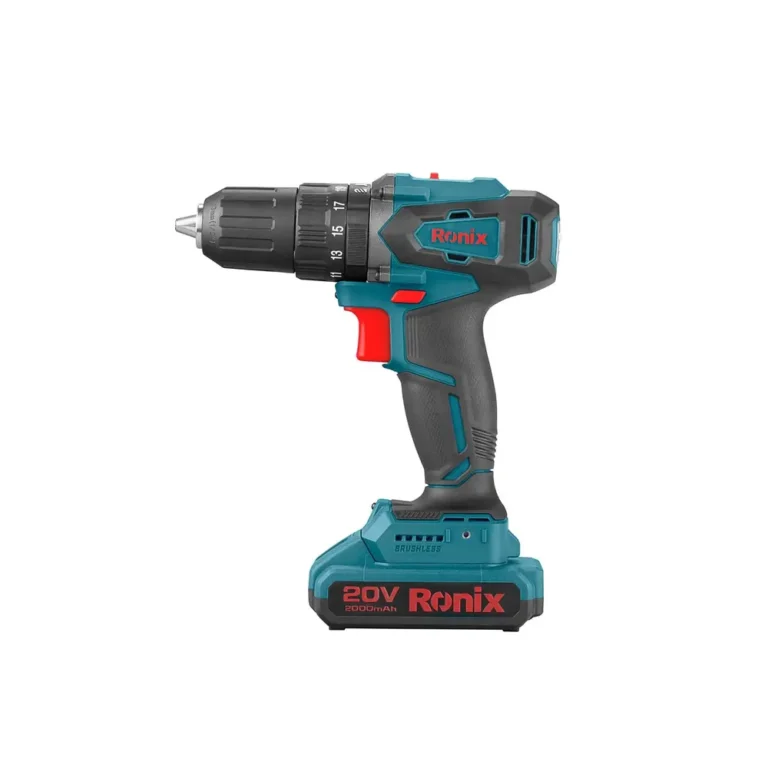 کیت دریل پیچ‌گوشتی چکشی شارژی 8900k رونیکس (20 ولت)