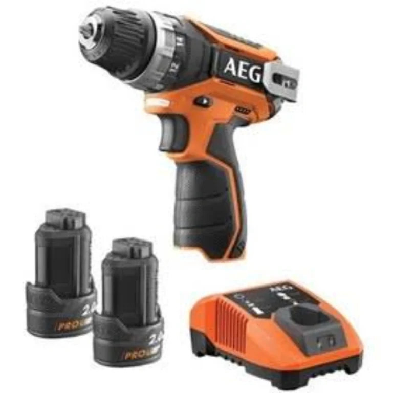دریل پیچ گوشتی شارژی AEG BS12C2-0 (2 سرعته ، 12 ولت لیتیومی ، بدون باتری و شارژر)
