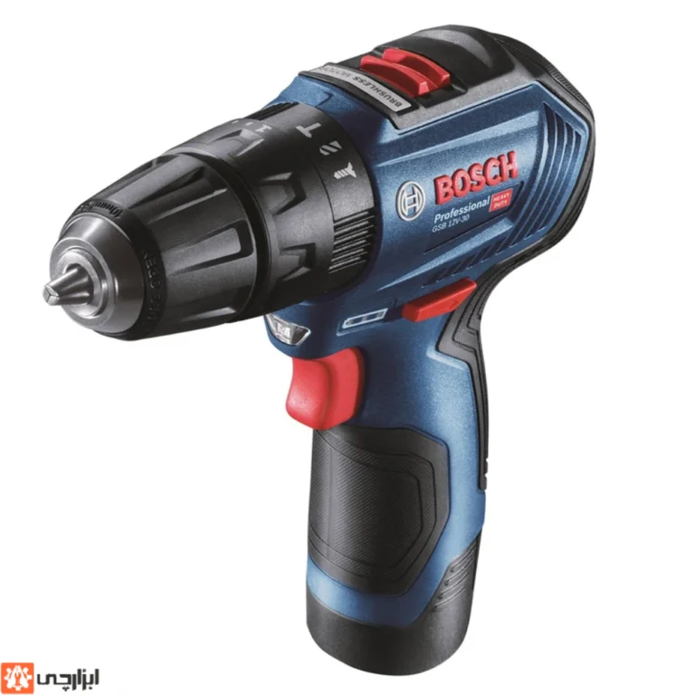 دریل پیچ گوشتی شارژی چکشی GSB12V30 بوش