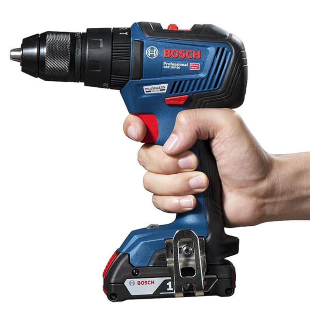 دریل شارژی چکشی GSB 18V-50 brushless بوش