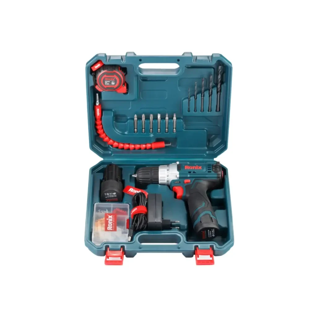 کیت دریل شارژی RS-8613 رونیکس (19 پارچه)