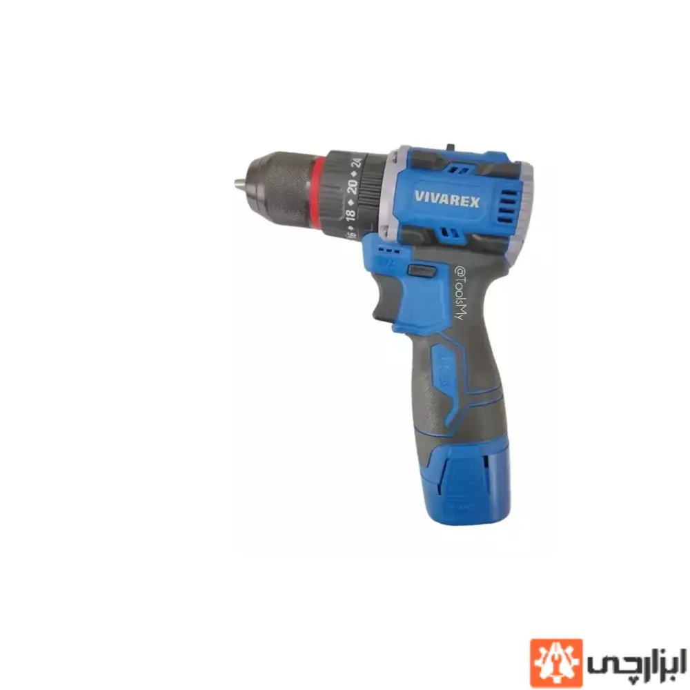 دریل چکشی براشلس شارژی VR1608-BLX ویوارکس (دو باتری)