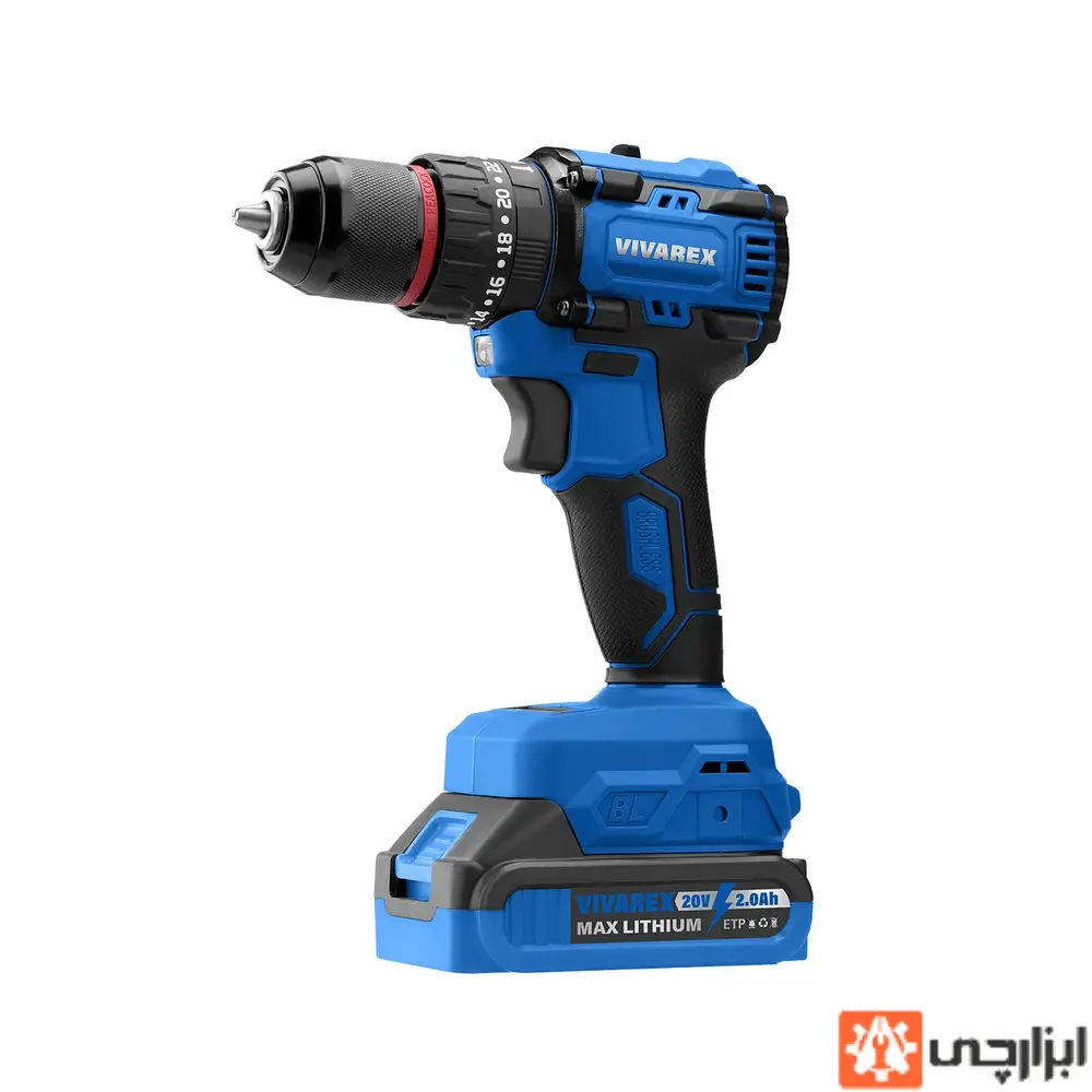 دریل چکشی براشلس شارژی VR2010-BLX ویوارکس (20 ولت)